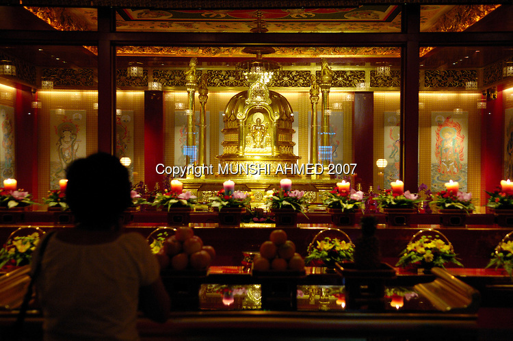 Vesak Day Festival and official opening of the Buddha Tooth Relic Temple And Museum in Chinatown, Singapore. The Sacred Buddha Tooth Relic Chamber is the stupa or main reliquary of the Buddha Tooth Relic.